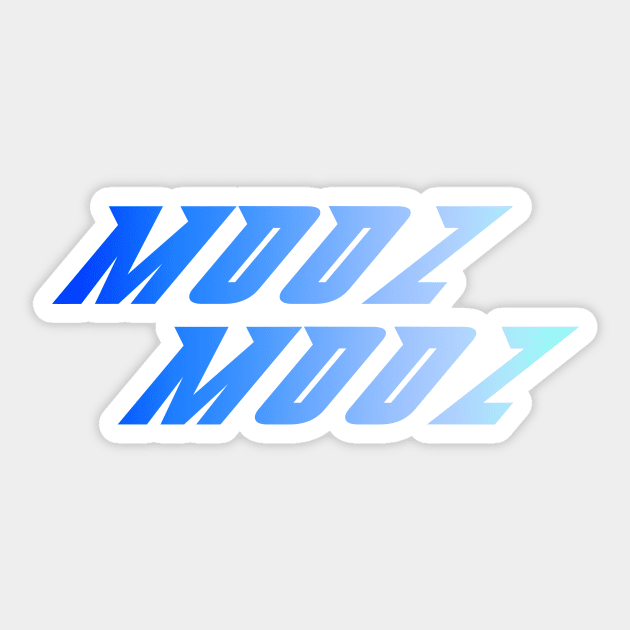 &#39;MOOZ MOOZ&#39; Typography Design Sticker by StylishTayla